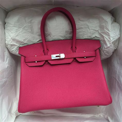 hermes bag hot pink|Hermes pink book tote bag.